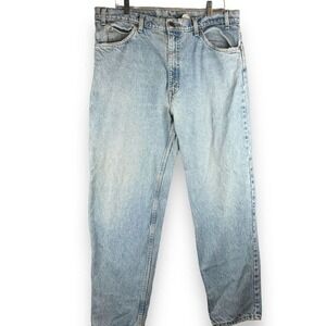 Levis 550 Orange Tab Jeans Mens Size 38x30 Vintage 90s Dad Fit USA Made Denim